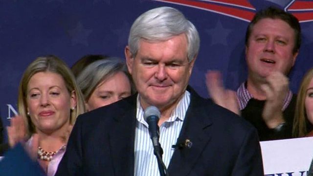 Newt Gingrich: 'On to New Hampshire'