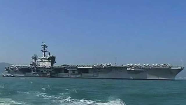 RPT: Iran Warns U.S. Aircraft Carrier