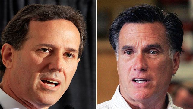 Romney, Santorum Lead in Iowa