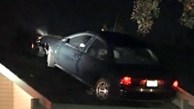 Across America: Bizarre Car Wreck in California