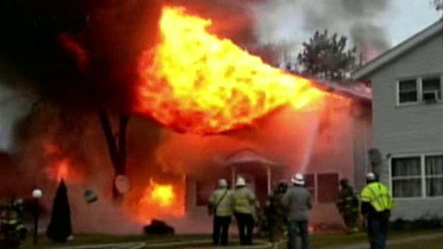 Explosion Destroys Home in New York