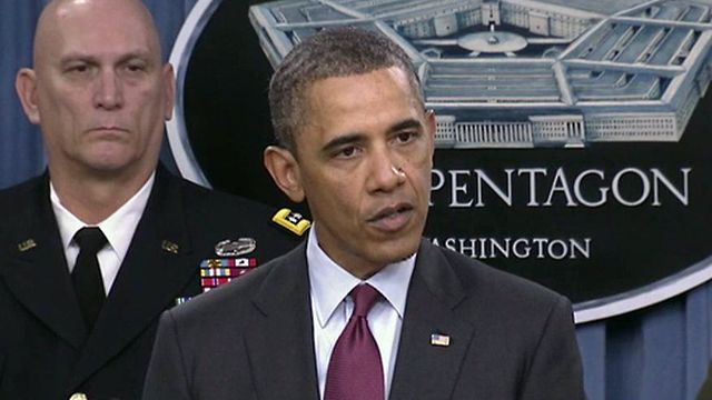 President Lays Out Plan for Defense Cuts
