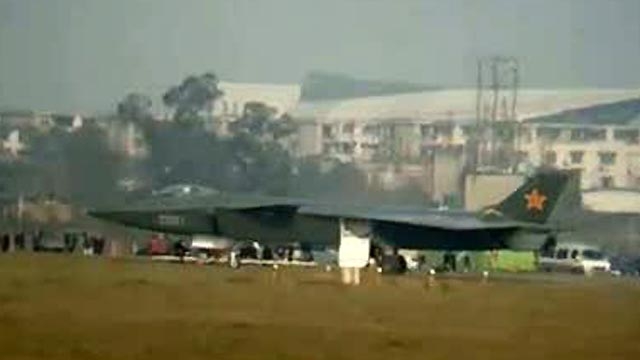 Chinese Stealth Fighter Jet on the Runway
