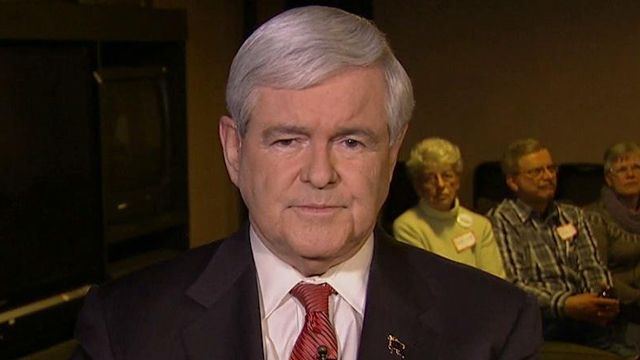 Newt Gingrich Takes Fight to Romney, Part 1