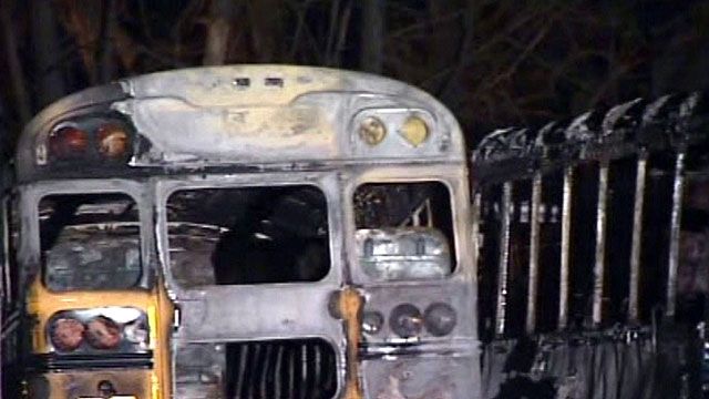 Tour Buses Severely Damaged by Fire