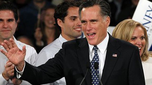 Front-Runner Romney Looks South