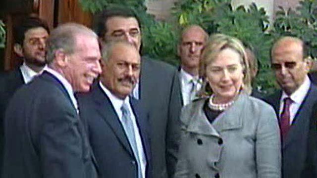 Clinton Makes Historic Trip to Terror Hot Spot
