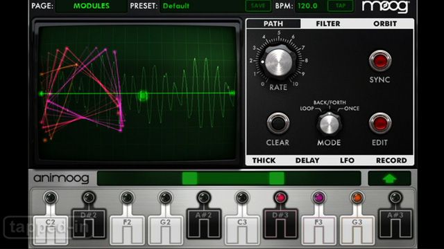 Tapped-In iPhone: Animoog