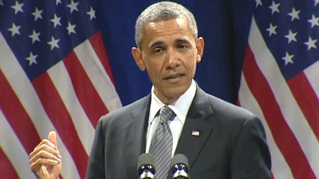 President Obama talks about the Bulls