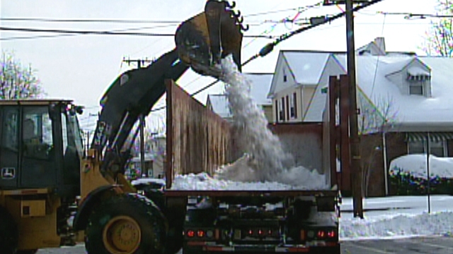 New Jersey Residents Clean Up After Winter Storm