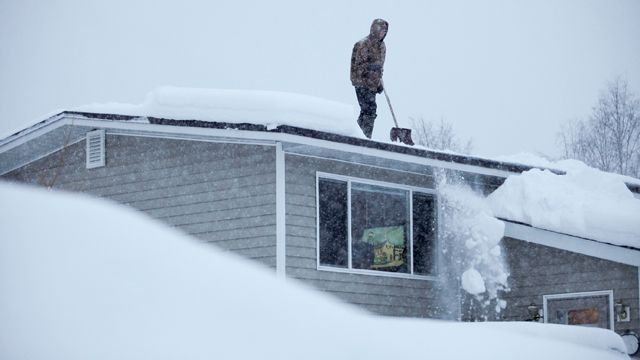Anchorage buried in up to 26-feet of snow