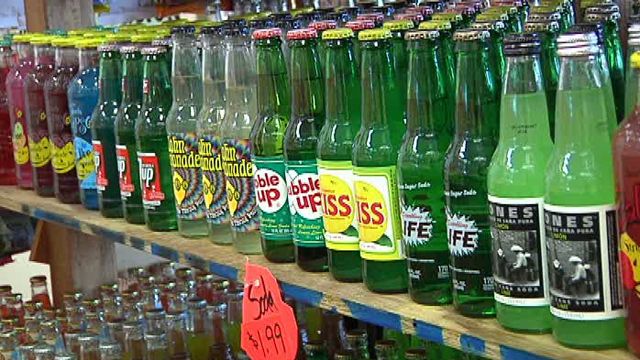 Old time soda shopping