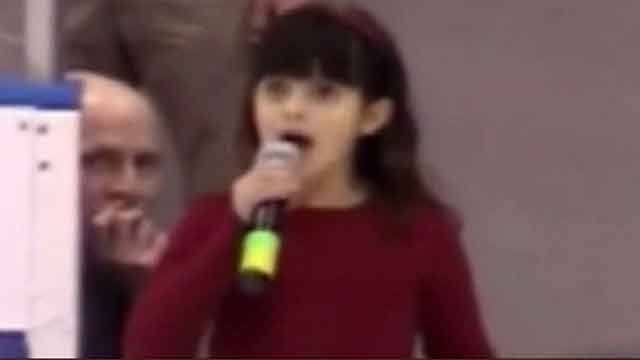 Microphone Mishap Turns Little Girl Into Internet Sensation