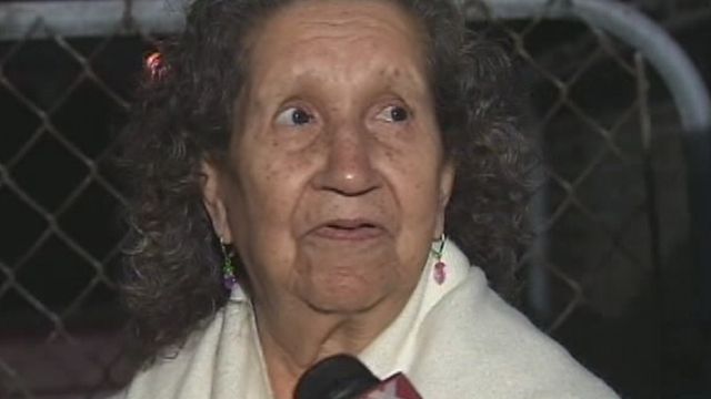 90-year-old rescued from burning home