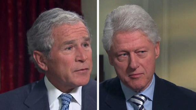 Bush, Clinton on 'FNS'