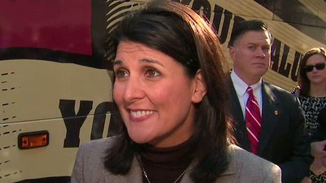 Gov. Haley reacts to SC primary shakeup