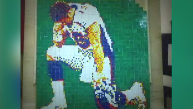 Puzzling tribute to Tim Tebow