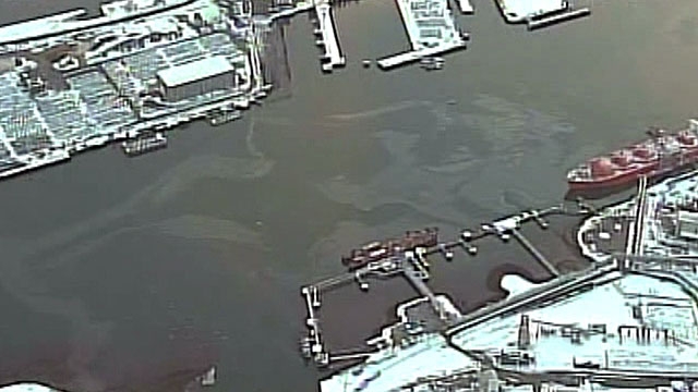 Boston Harbor Diesel Spill