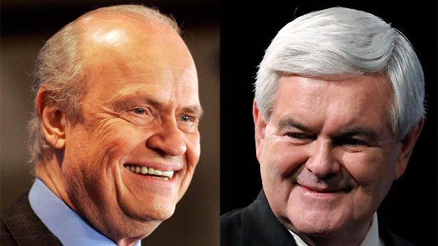 Fred Thompson backs Gingrich as race tightens in Florida