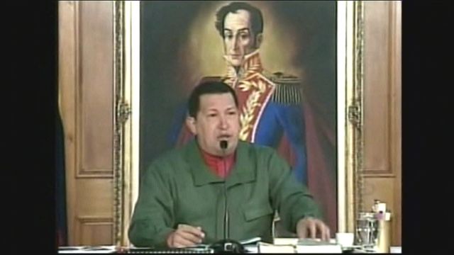 Chavez threatens to BBVA