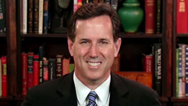 Rick Santorum rates his debate performance