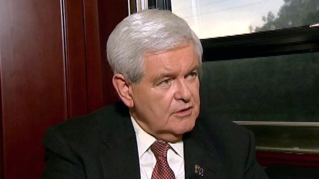 On the campaign trail with Newt
