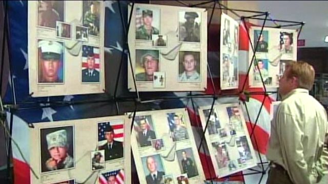 Memorial for soldiers killed in war on terror tours Arizona