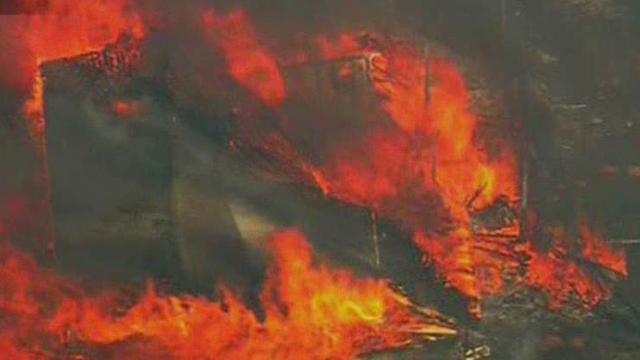 Wildfire Rages in Oklahoma