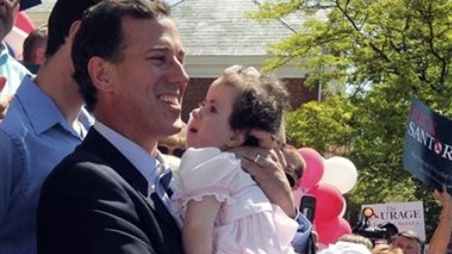 Rick Santorum’s daughter Isabella hospitalized