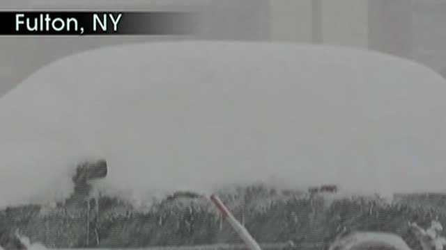 Snowstorm Buries Upstate NY City