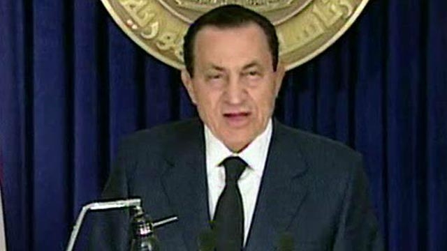 Mubarak:'It Is Not My Habit to Abandon Responsibility'
