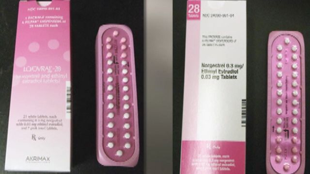 Nationwide recall of contraceptive pills