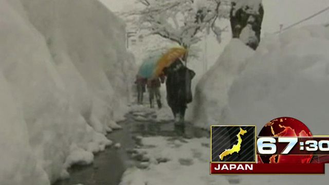 Around the World: Severe snowstorm hits Japan