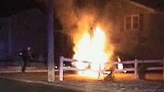 Cops Rescue NJ Man from Burning Car