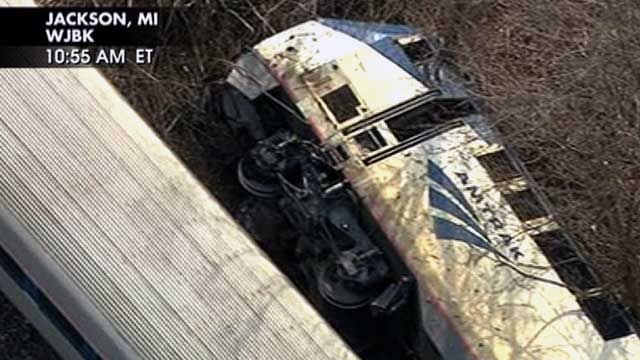 Amtrak Train Collides with Semi Truck