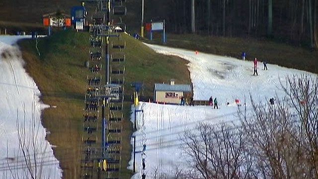 Warm weather problems for ski resorts