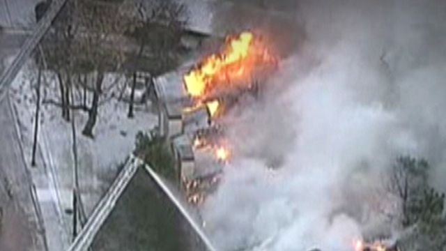 Across America: Massive Blaze in Texas