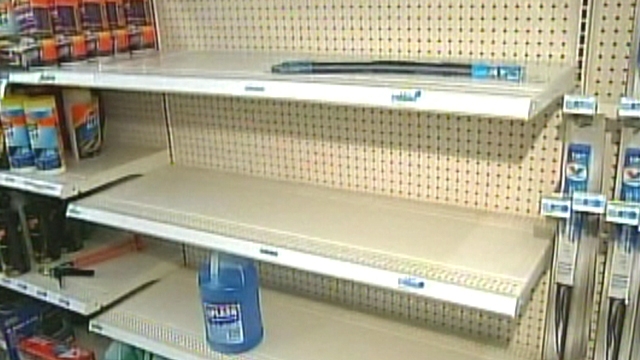 Snow Supplies Shortage in New Jersey