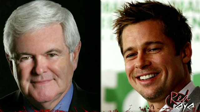 Gingrich picks Brad Pitt to play him in a movie