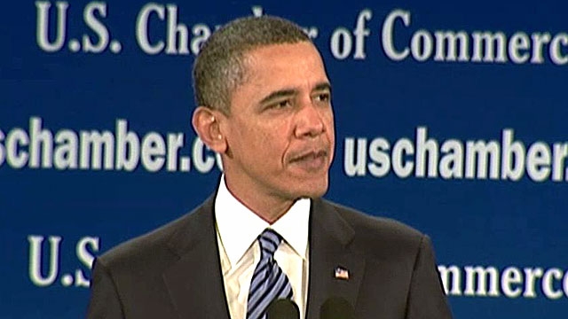 Obama Speaks to U.S. Chamber