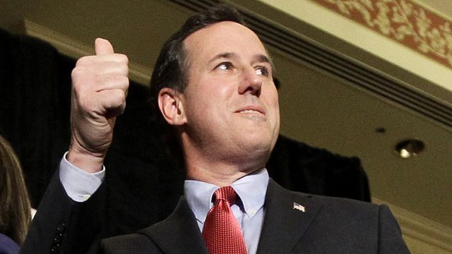 Santorum cleans up in three-state upset