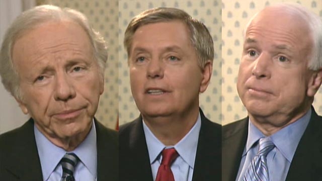 Uncut: Sens. Lieberman, Graham and McCain