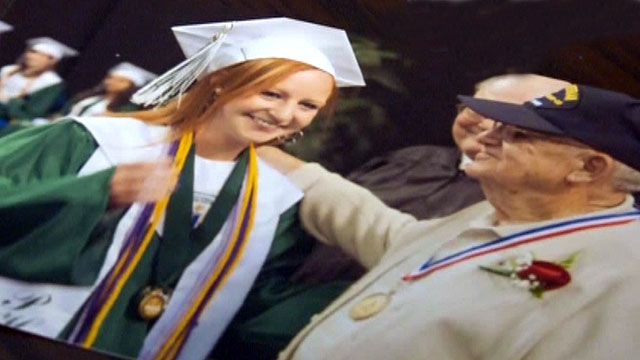 82-year-old veteran gets high school diploma