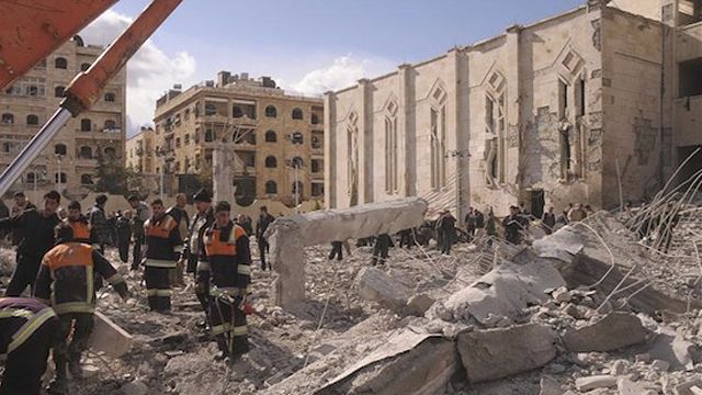 Twin bombings in major Syrian city