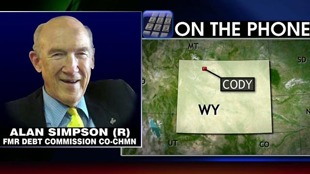 Alan Simpson: U.S. Deficit Is 'a Disaster' 