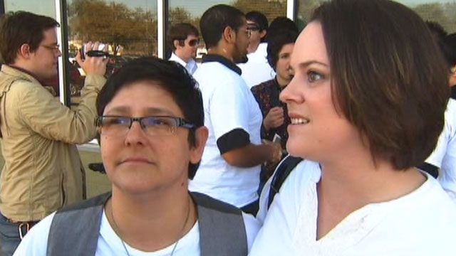 Same-sex couples turned away by county clerk in Texas