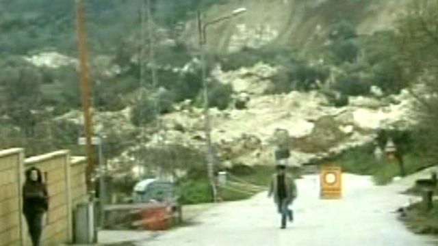 Spectacular Landslide in Italy