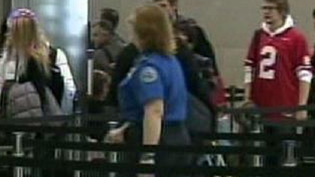 TSA Screeners Get Swabs 