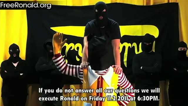 Food Activists Kidnap Ronald McDonald