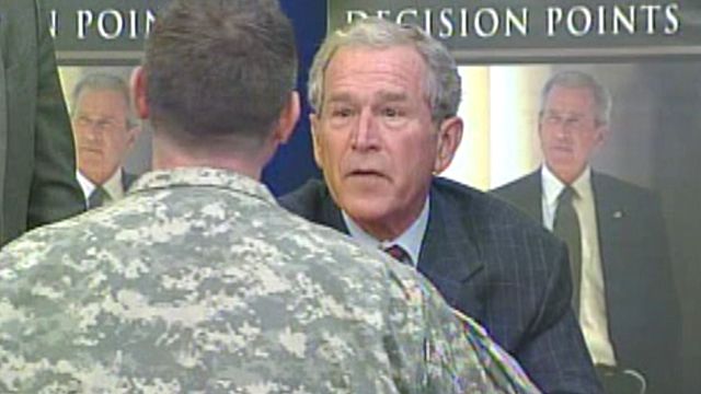 George W. Bush Visits Troops at Fort Campbell